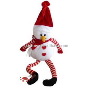 stuffed and plush christmas snowman soft toy